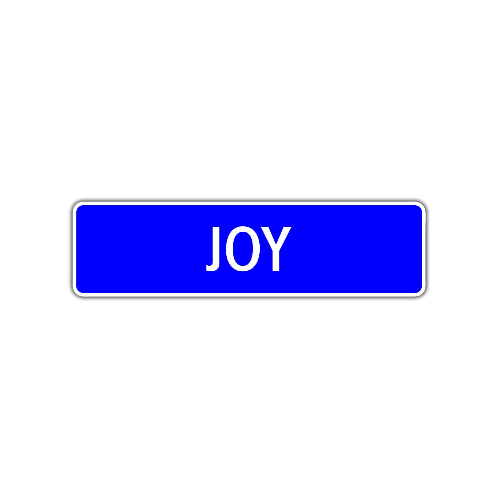 Joy Street Sign Children Name Room Plate