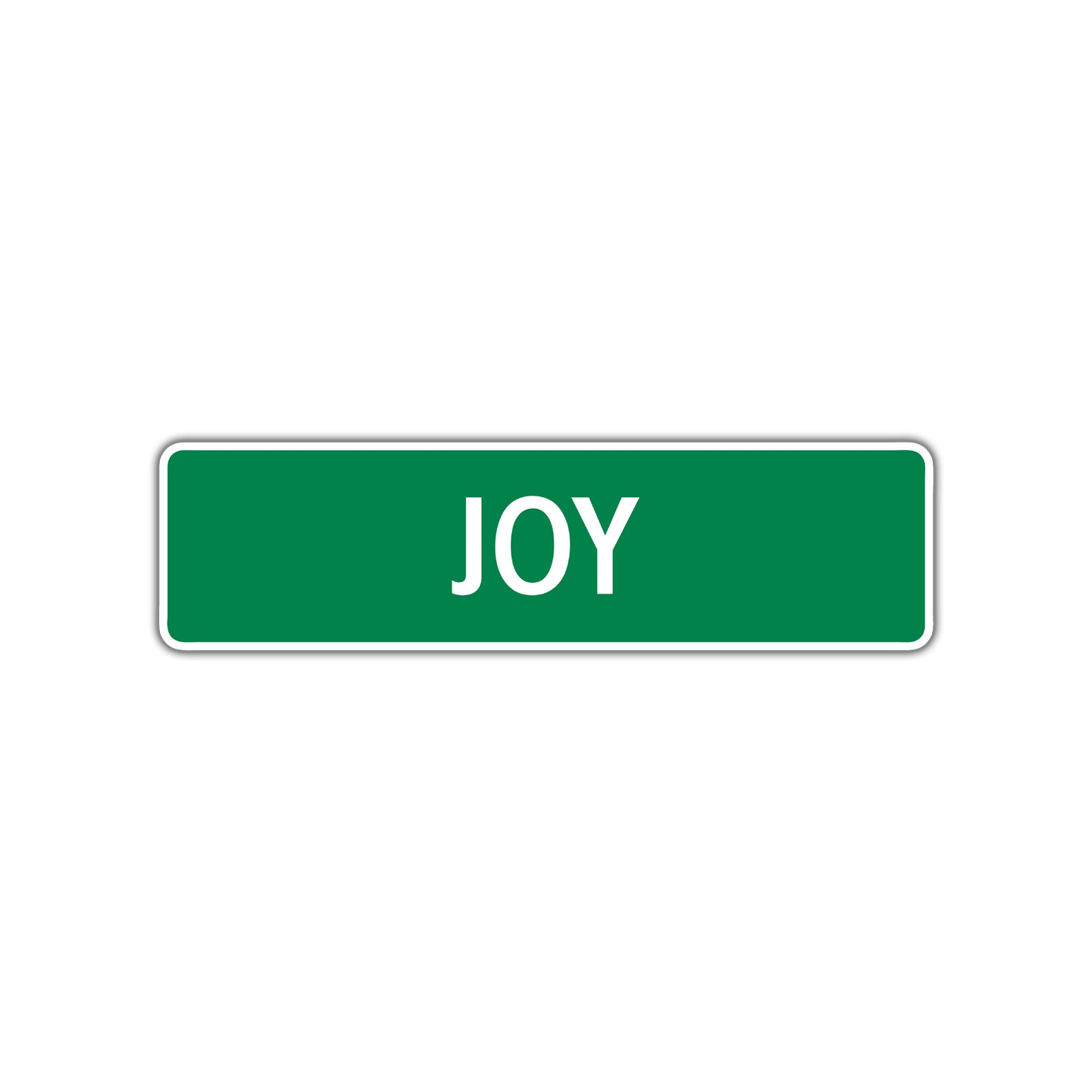 Joy Street Sign Children Name Room Plate