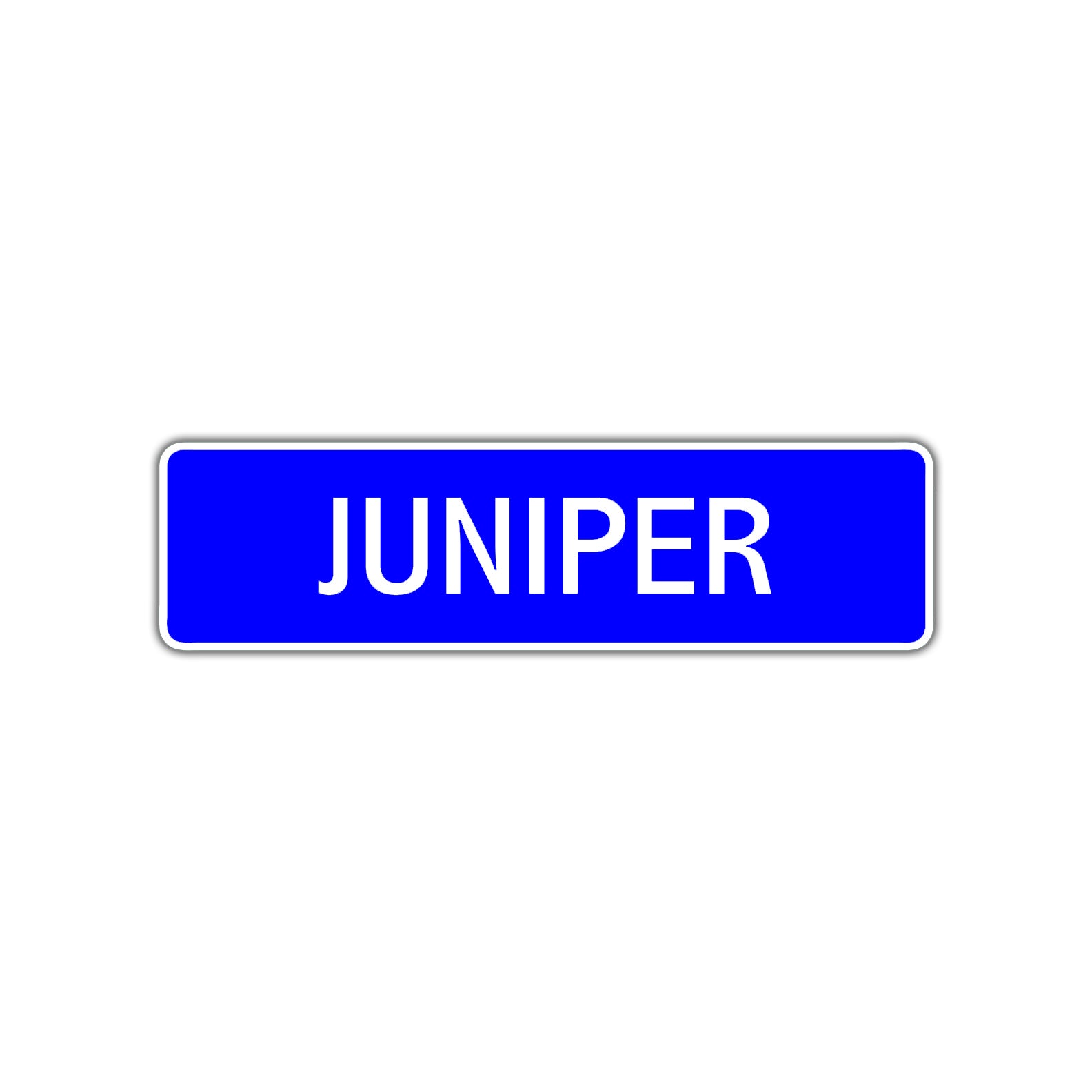 Juniper Street Sign Children Name Room Plate
