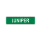 Juniper Street Sign Children Name Room Plate
