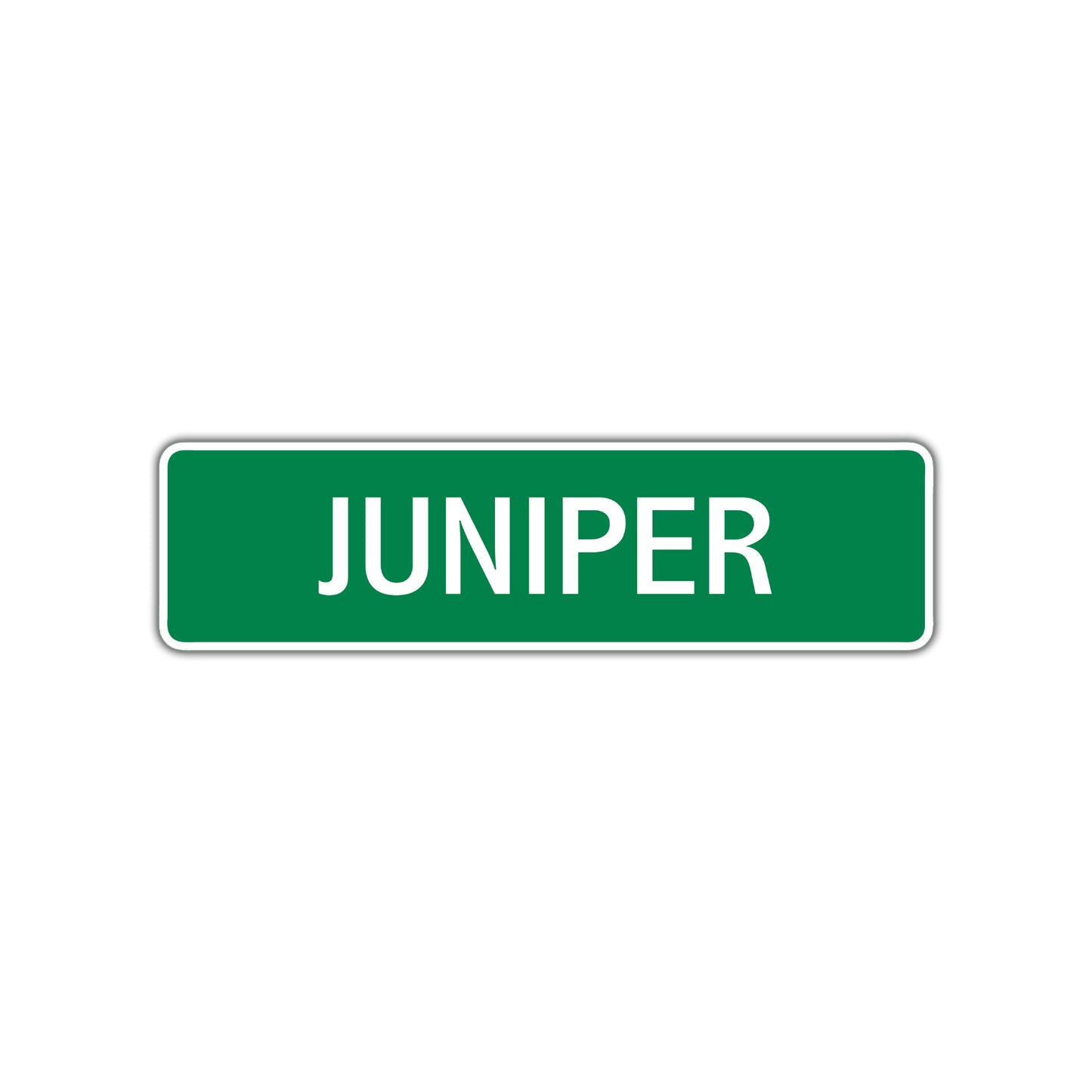 Juniper Street Sign Children Name Room Plate