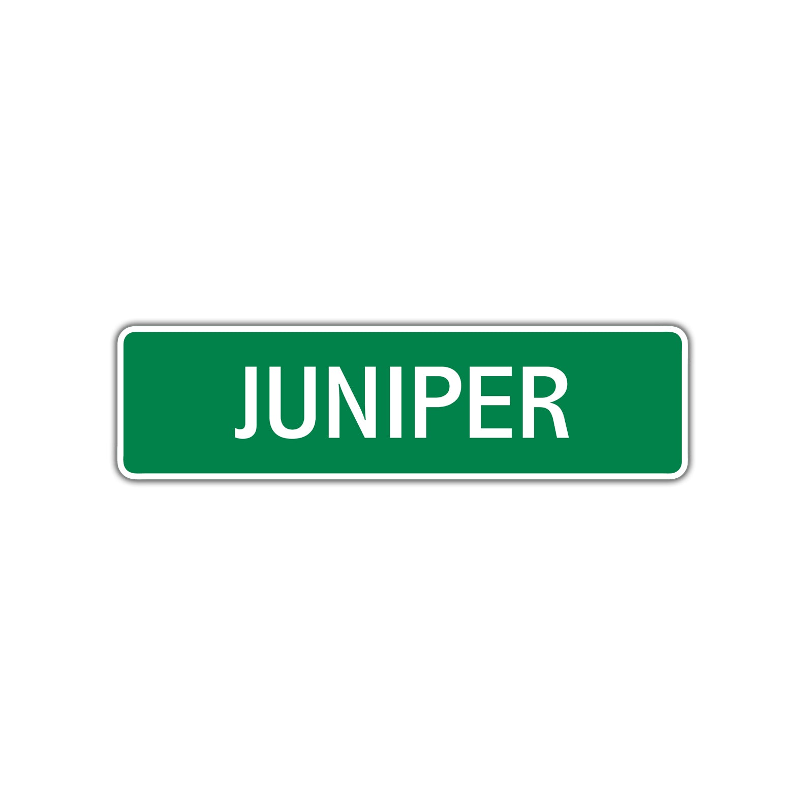 Juniper Street Sign Children Name Room Plate