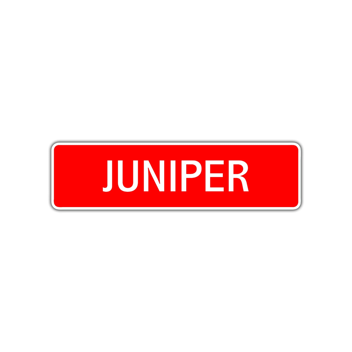 Juniper Street Sign Children Name Room Plate