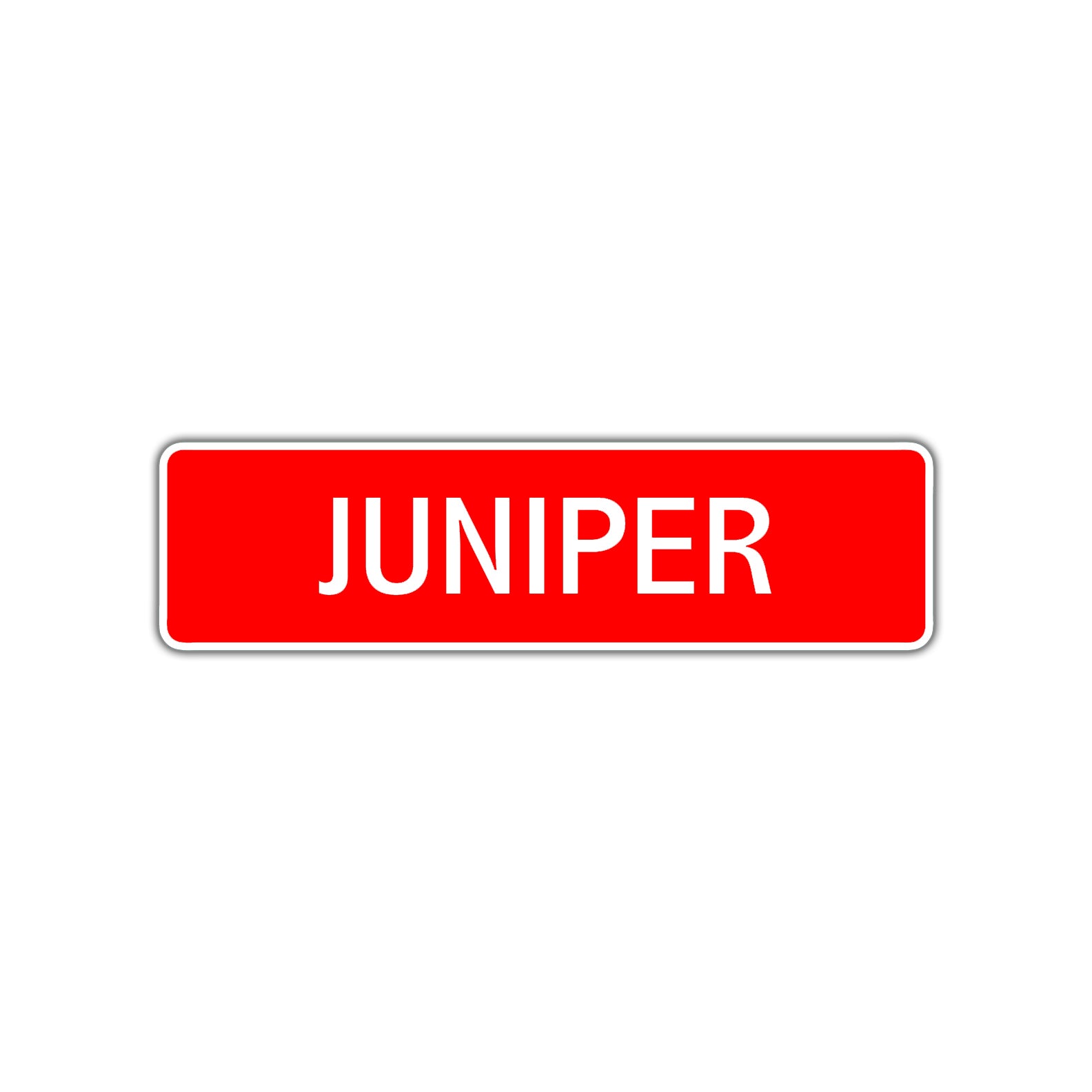 Juniper Street Sign Children Name Room Plate