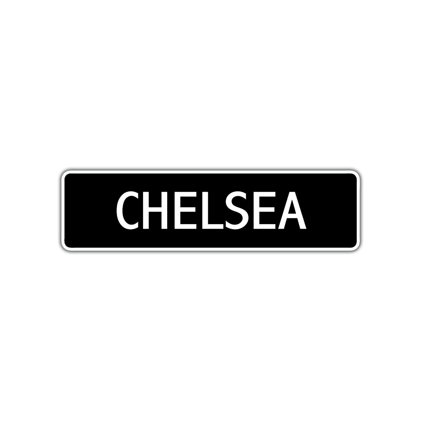 Chelsea Street Sign Children Name Room Plate