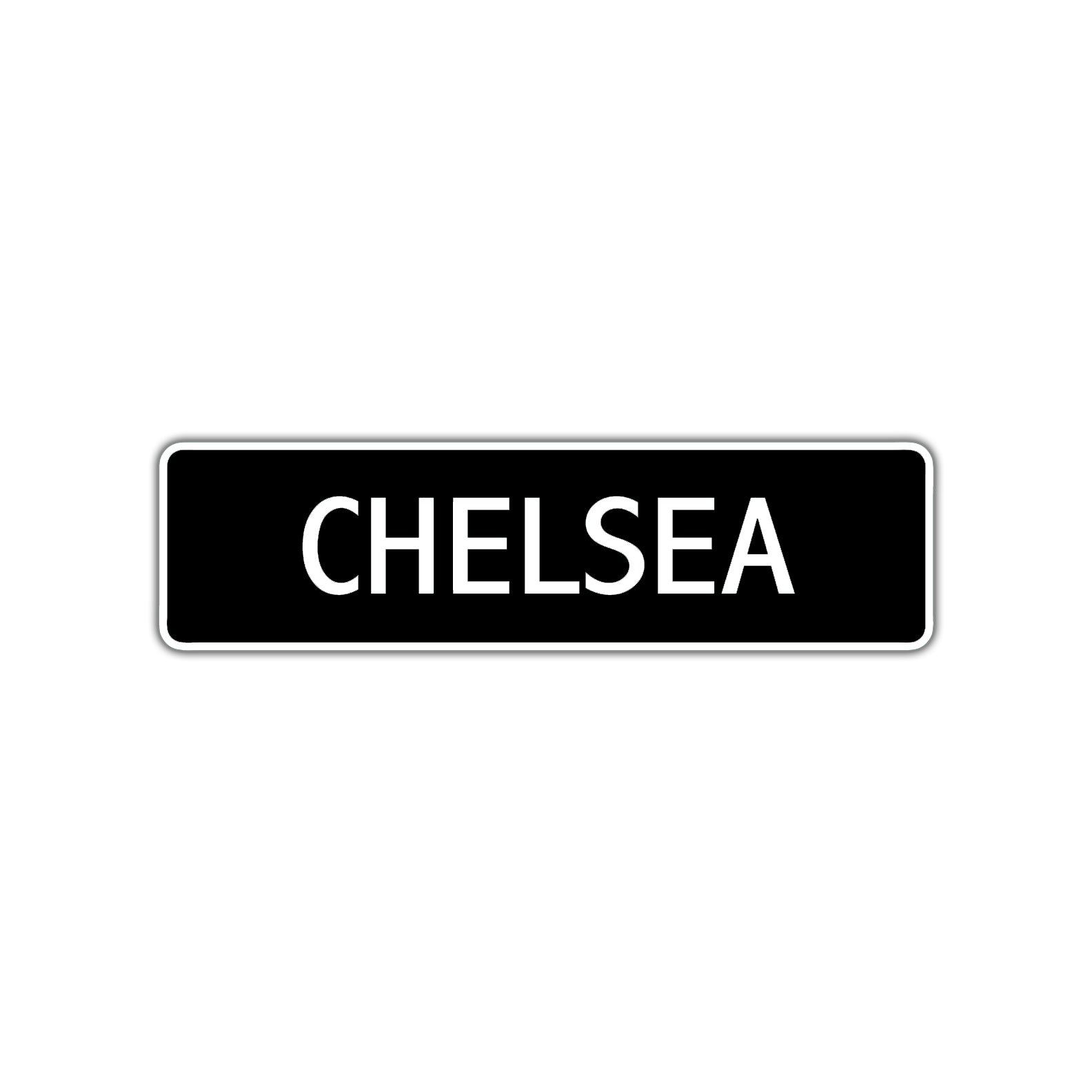 Chelsea Street Sign Children Name Room Plate