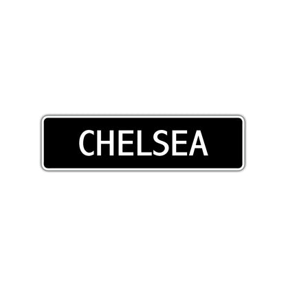 Chelsea Street Sign Children Name Room Plate