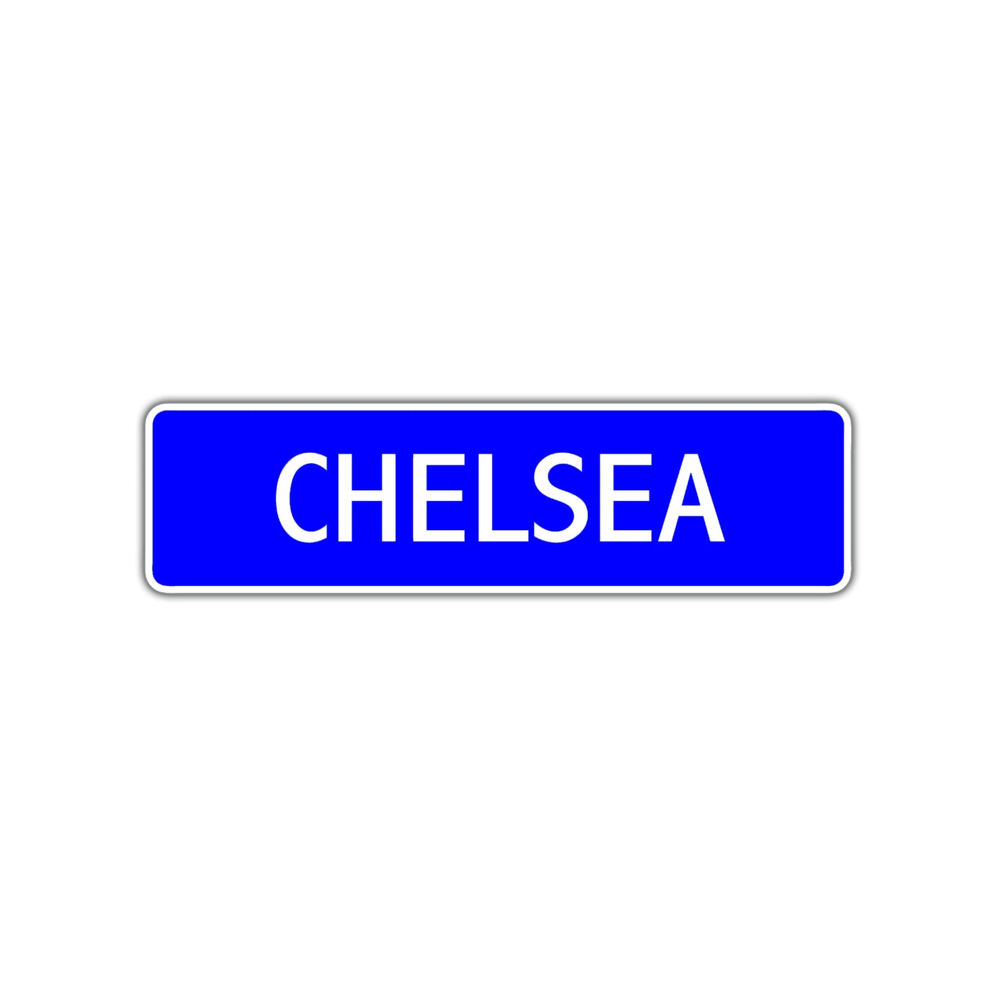 Chelsea Street Sign Children Name Room Plate