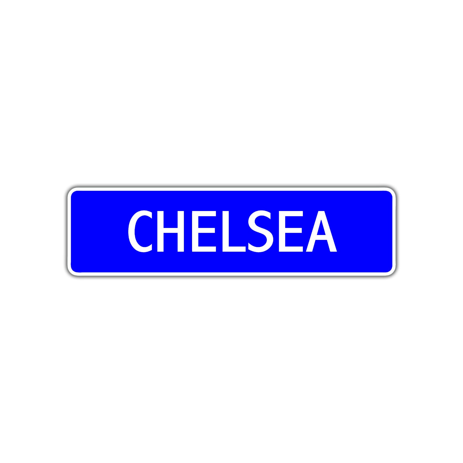 Chelsea Street Sign Children Name Room Plate