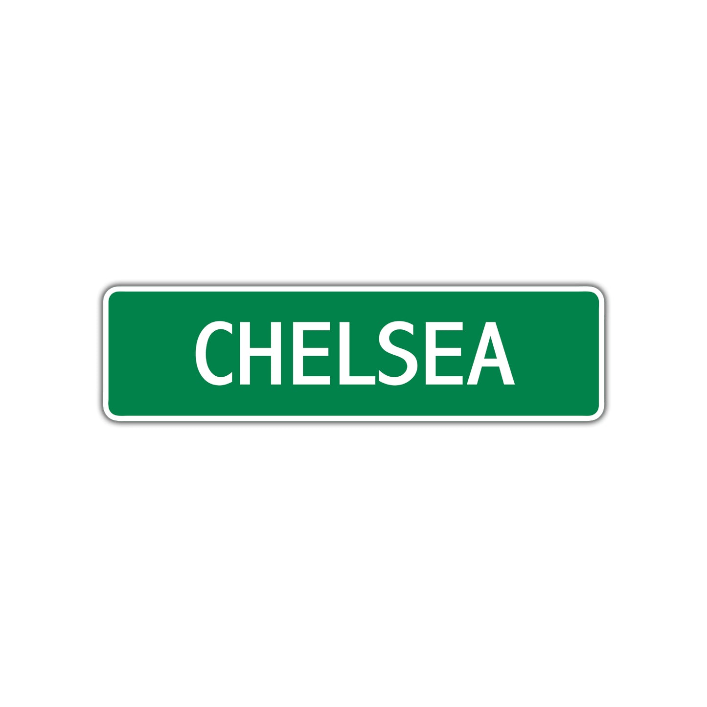 Chelsea Street Sign Children Name Room Plate