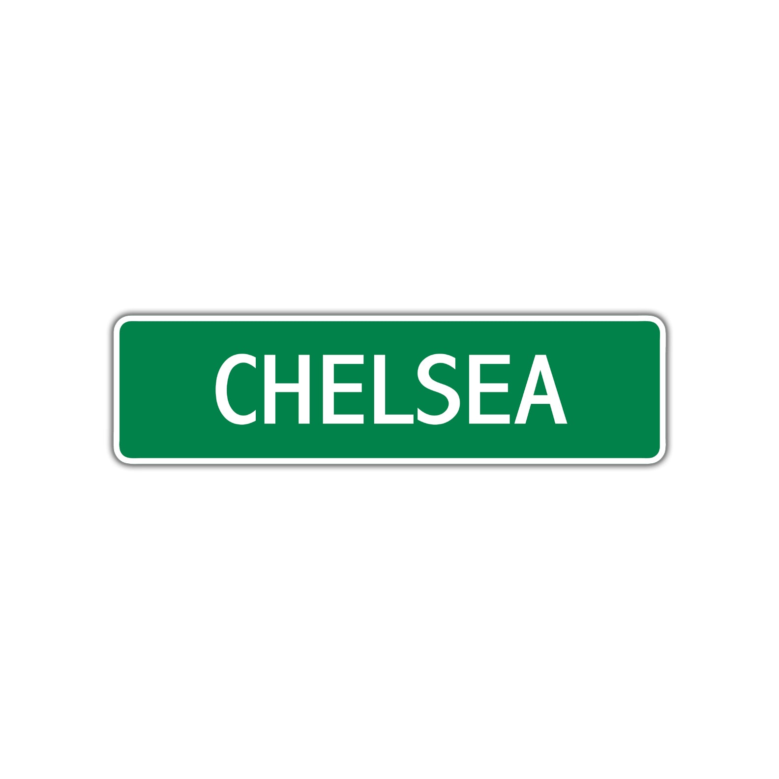 Chelsea Street Sign Children Name Room Plate