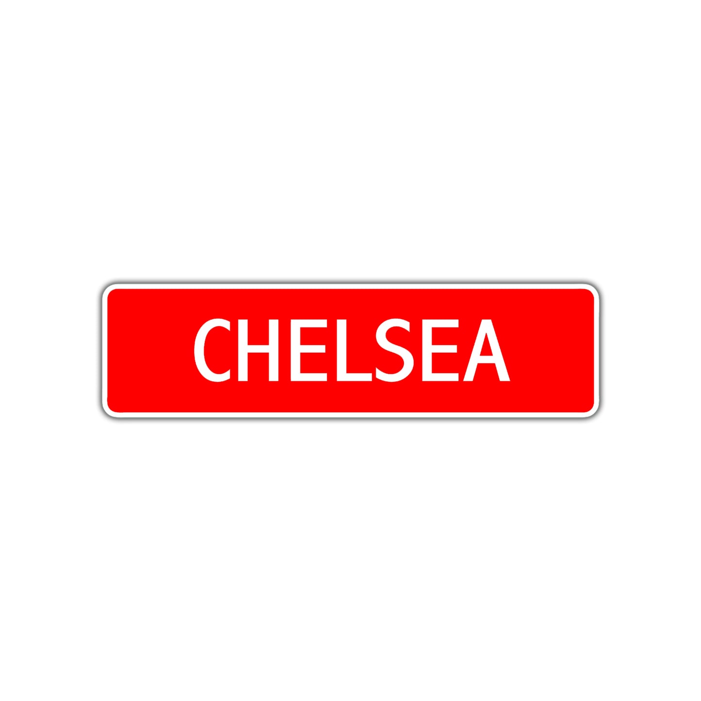Chelsea Street Sign Children Name Room Plate