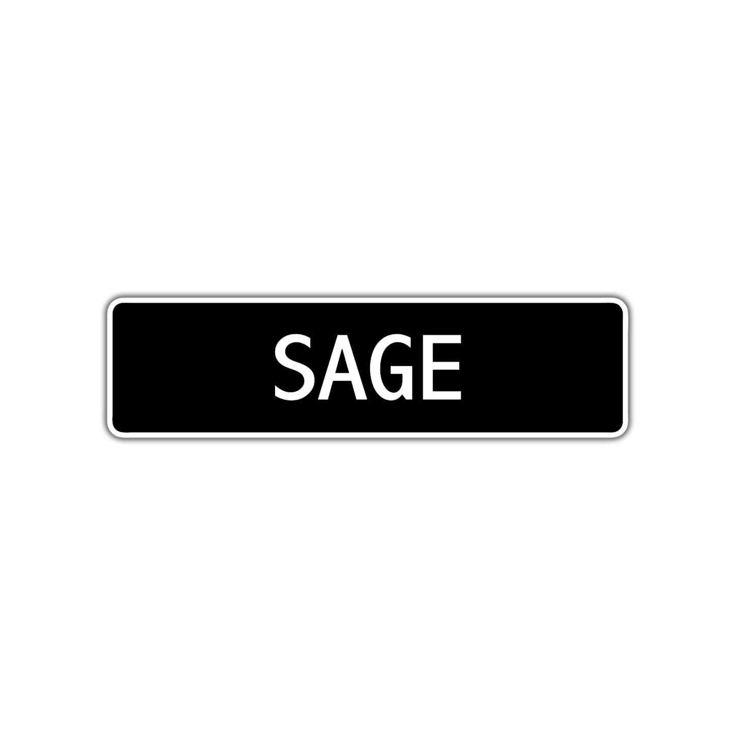 Sage Street Sign Children Name Room Plate