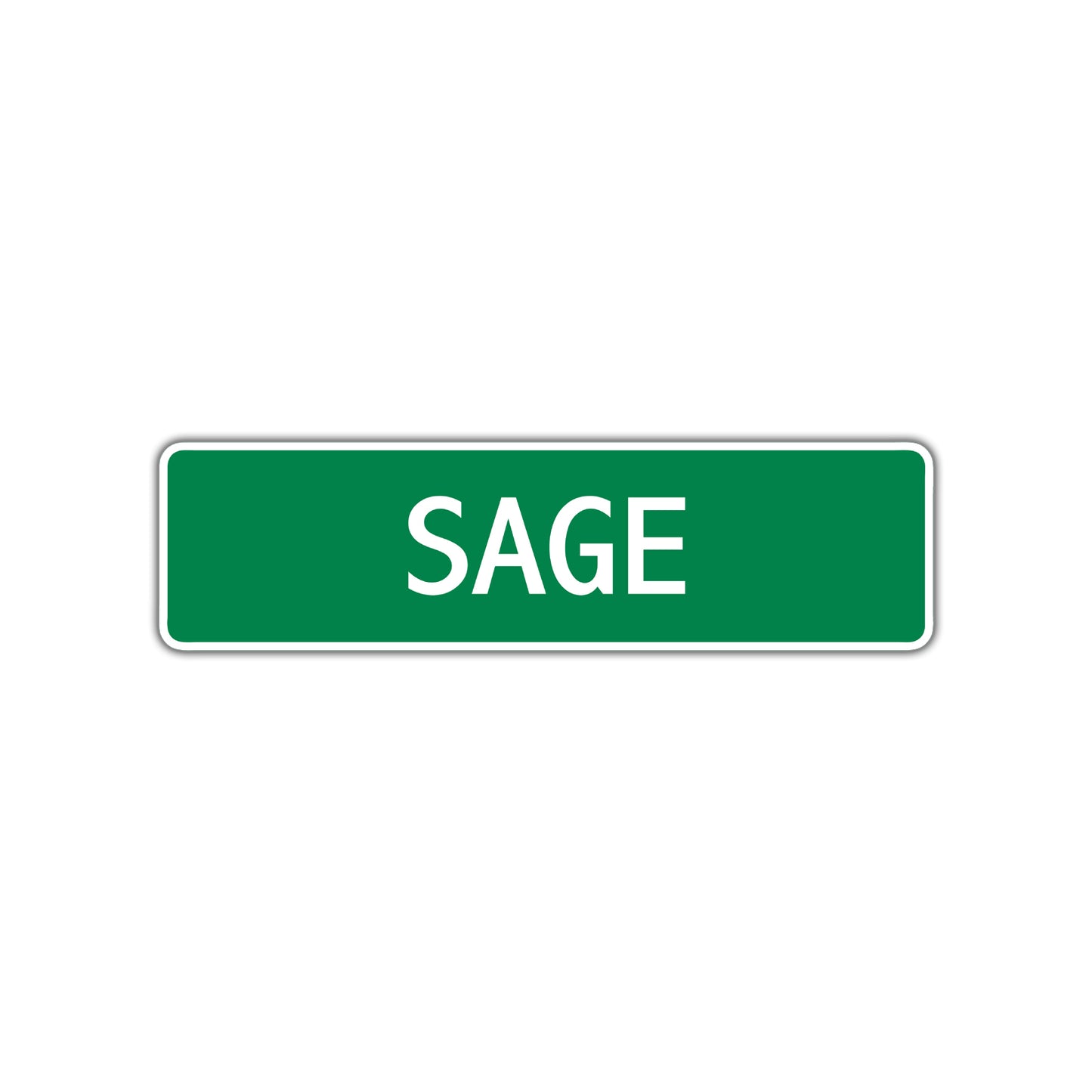 Sage Street Sign Children Name Room Plate