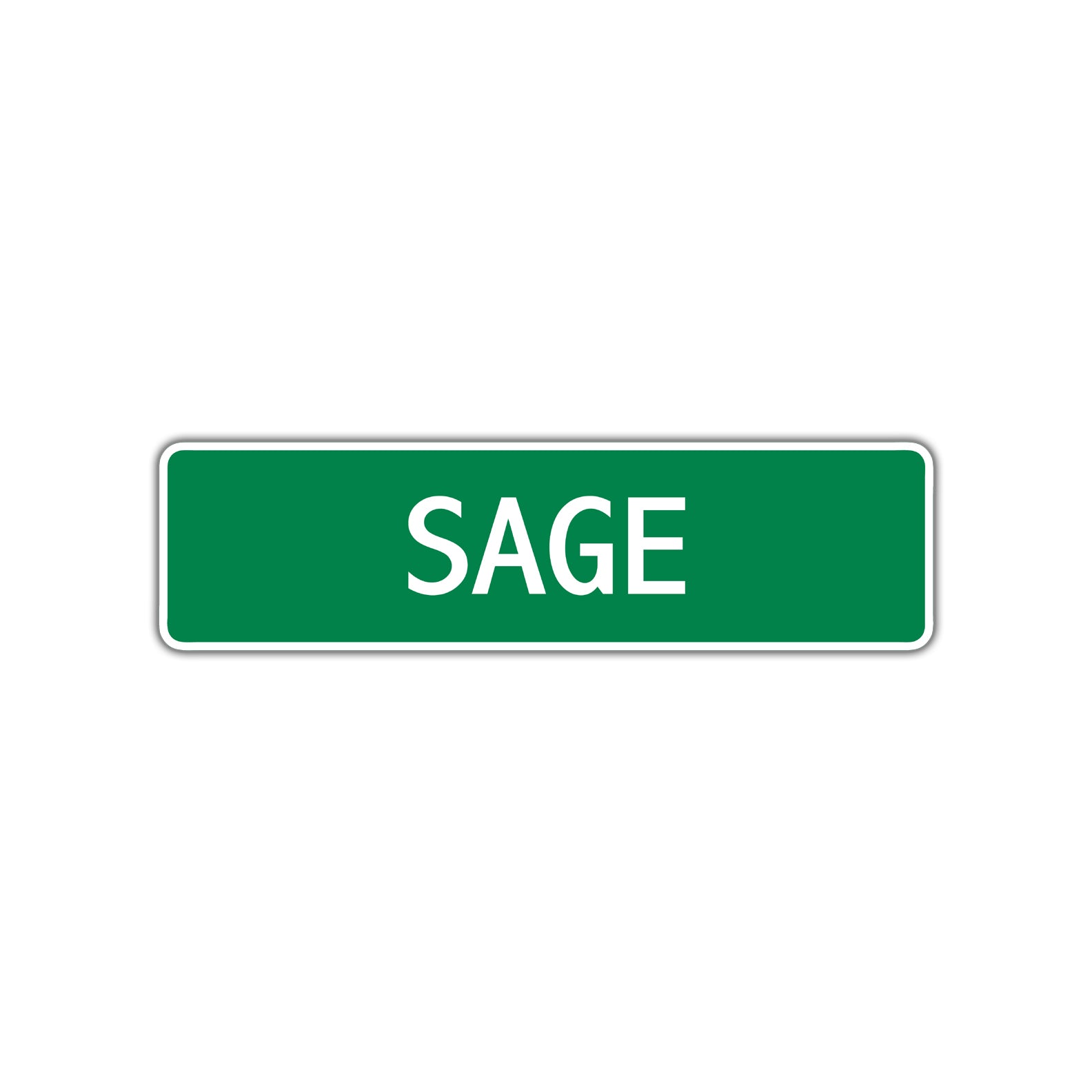 Sage Street Sign Children Name Room Plate
