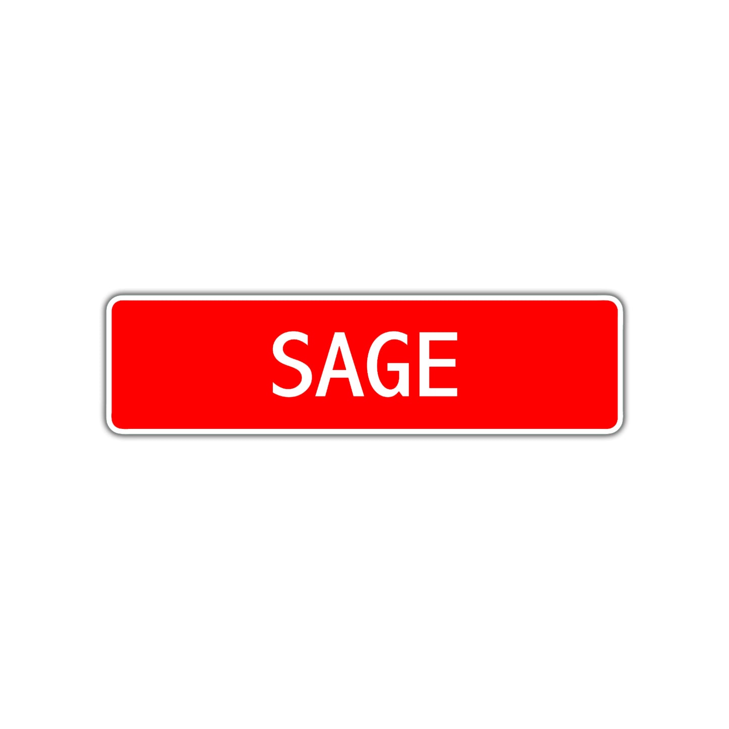 Sage Street Sign Children Name Room Plate