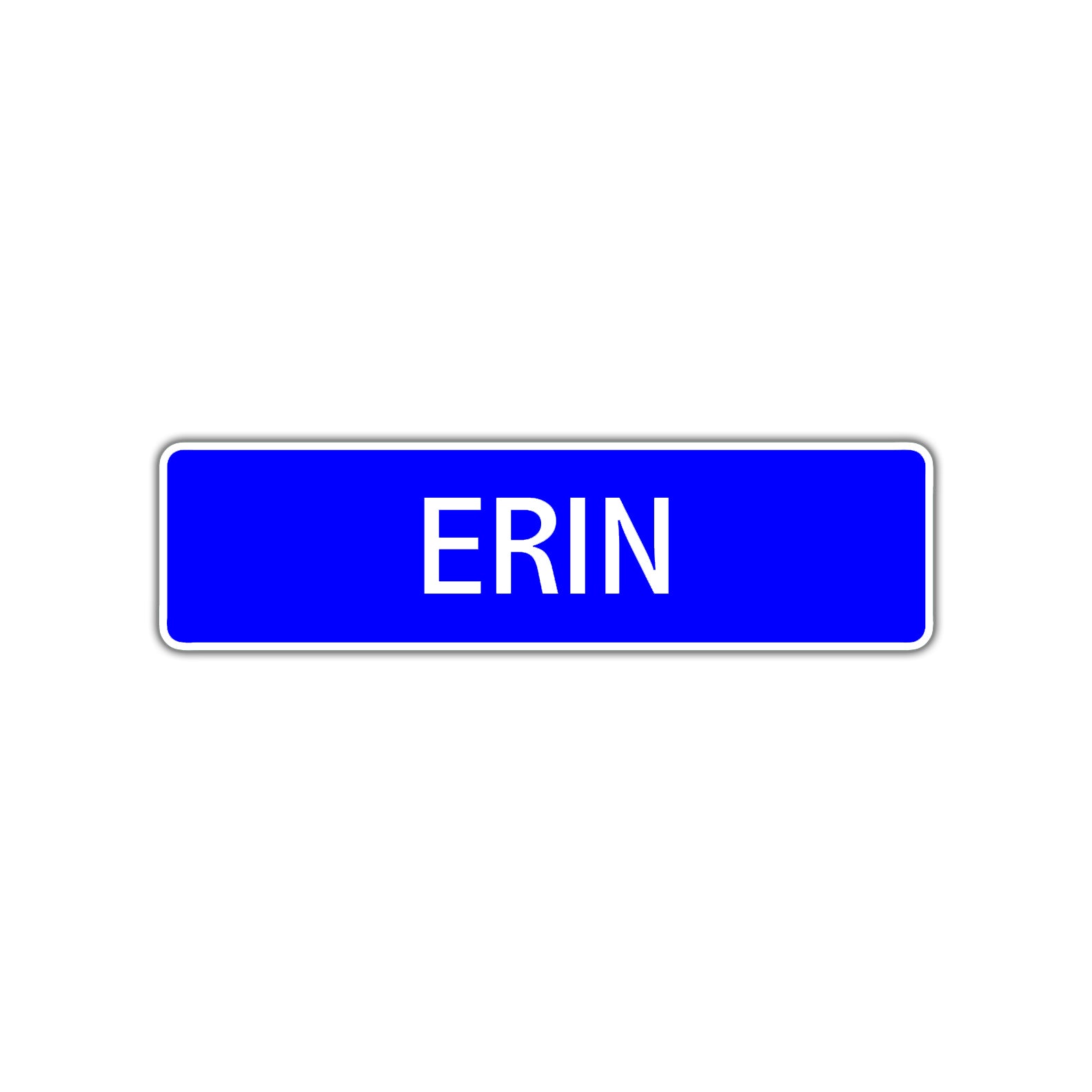 Erin Street Sign Children Name Room Plate