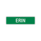 Erin Street Sign Children Name Room Plate