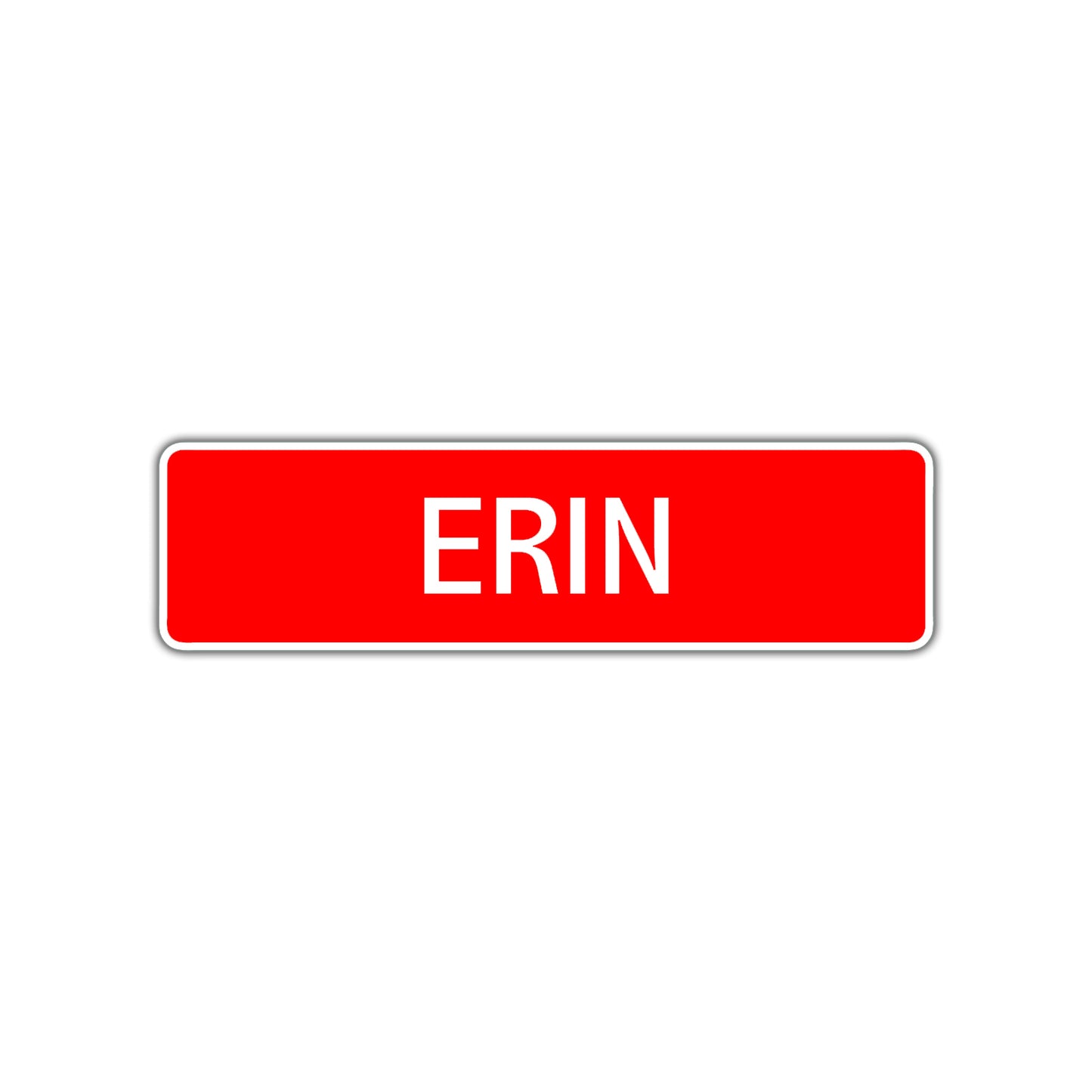 Erin Street Sign Children Name Room Plate