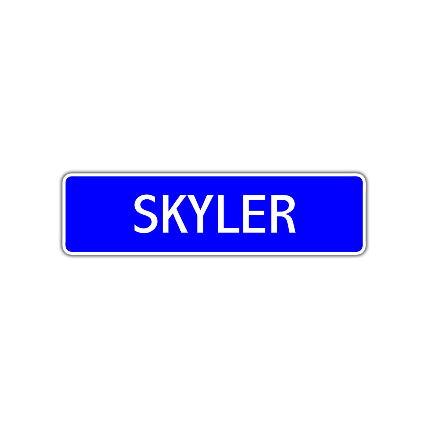 Skyler Street Sign Children Name Room Plate