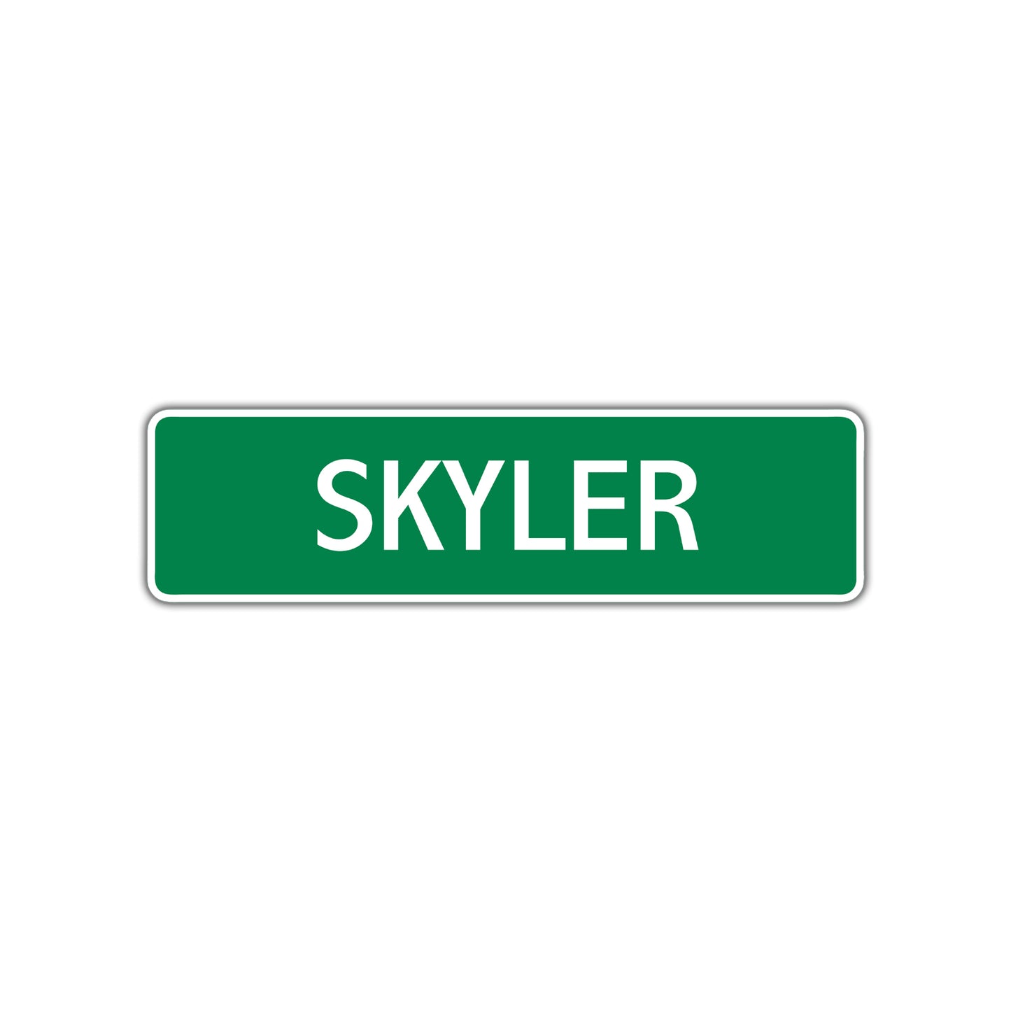 Skyler Street Sign Children Name Room Plate
