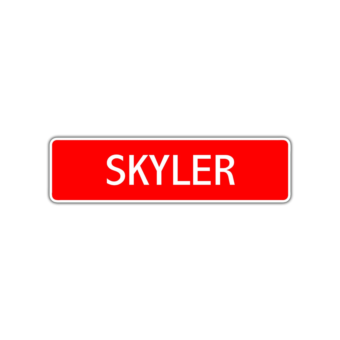 Skyler Street Sign Children Name Room Plate
