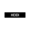 Heidi Street Sign Children Name Room Plate