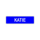 Katie Street Sign Children Name Room Plate