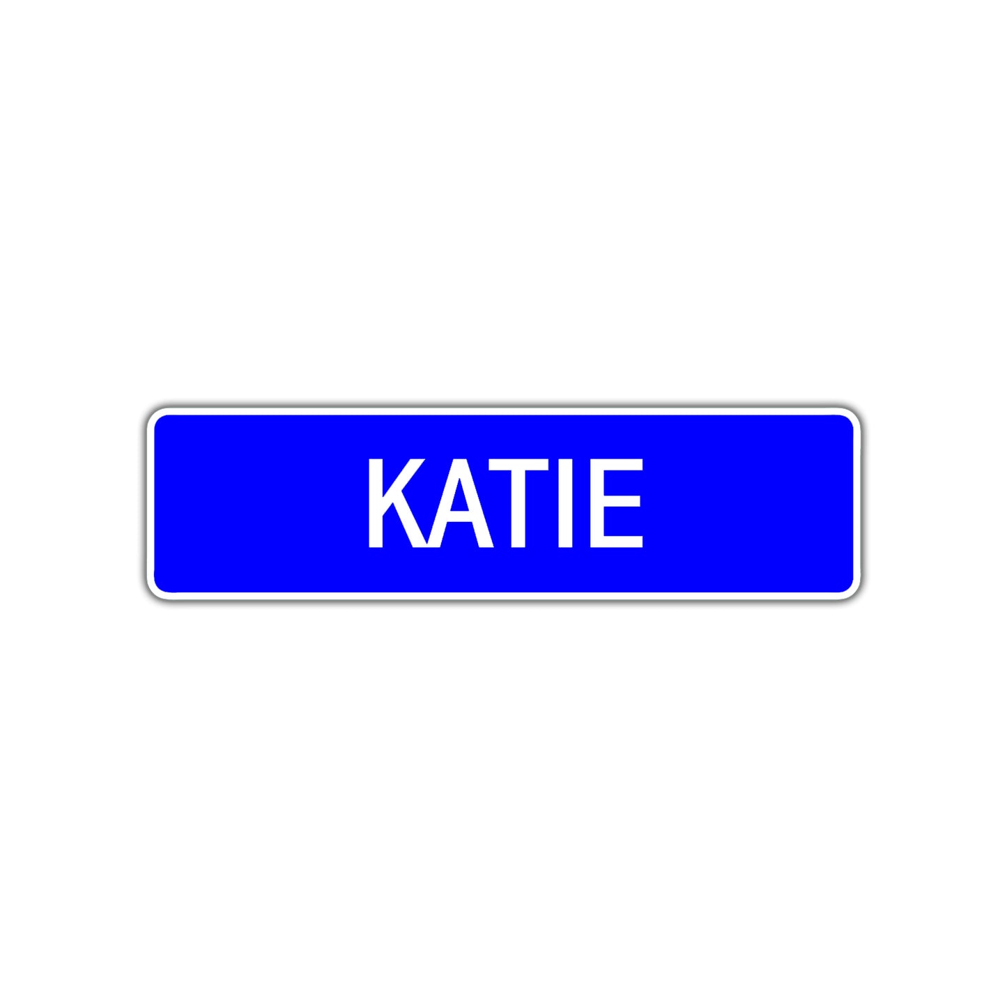 Katie Street Sign Children Name Room Plate