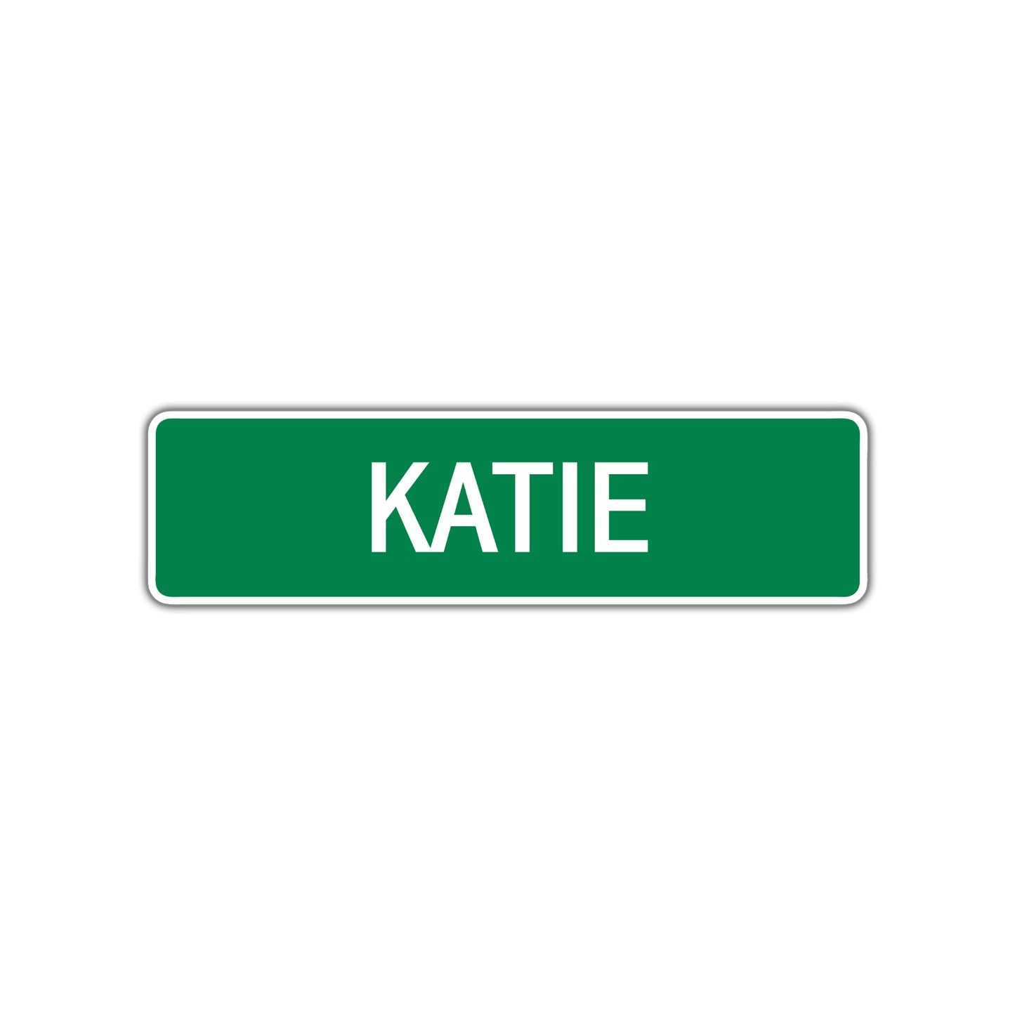 Katie Street Sign Children Name Room Plate