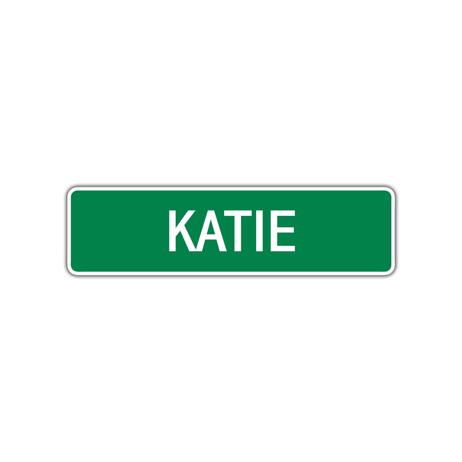 Katie Street Sign Children Name Room Plate