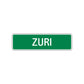 Zuri Street Sign Children Name Room Plate