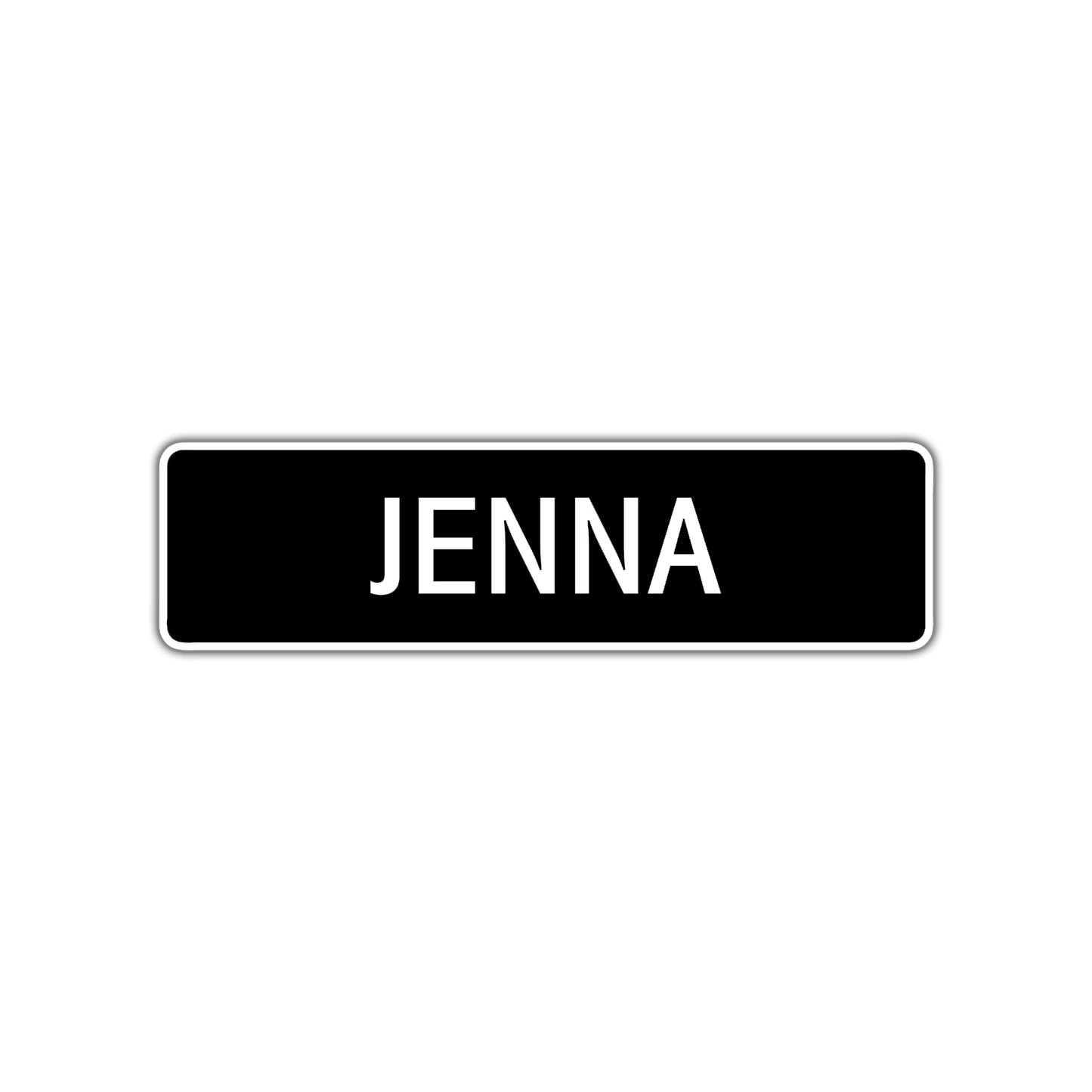 Jenna Street Sign Children Name Room Plate