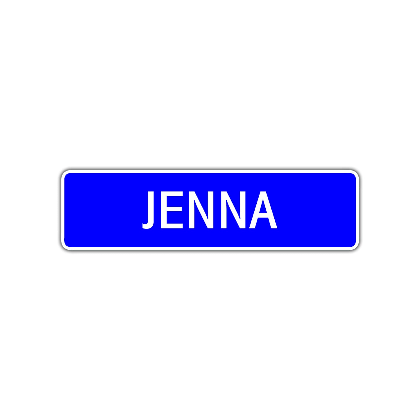Jenna Street Sign Children Name Room Plate