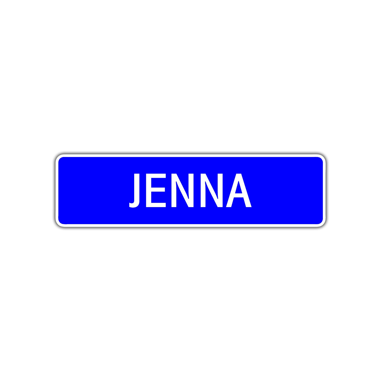 Jenna Street Sign Children Name Room Plate