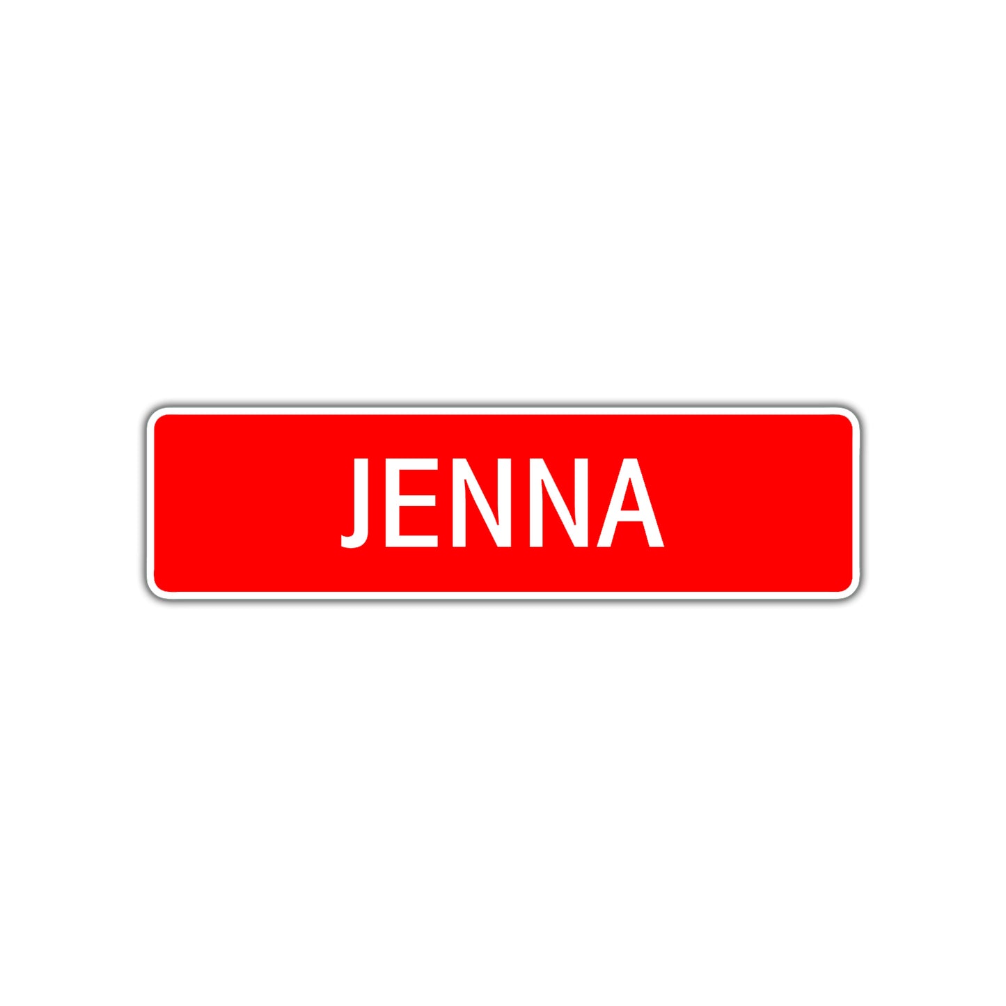 Jenna Street Sign Children Name Room Plate