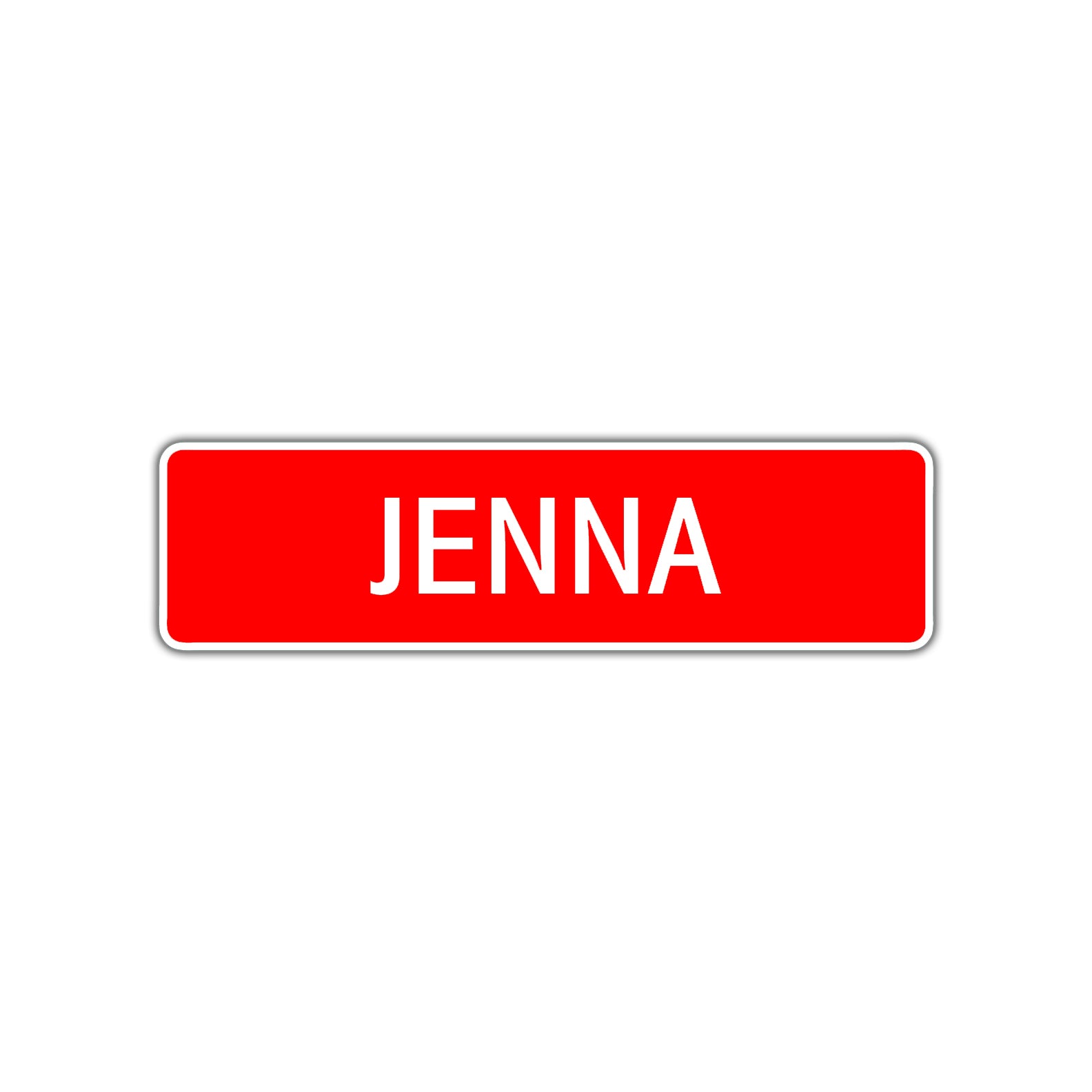 Jenna Street Sign Children Name Room Plate