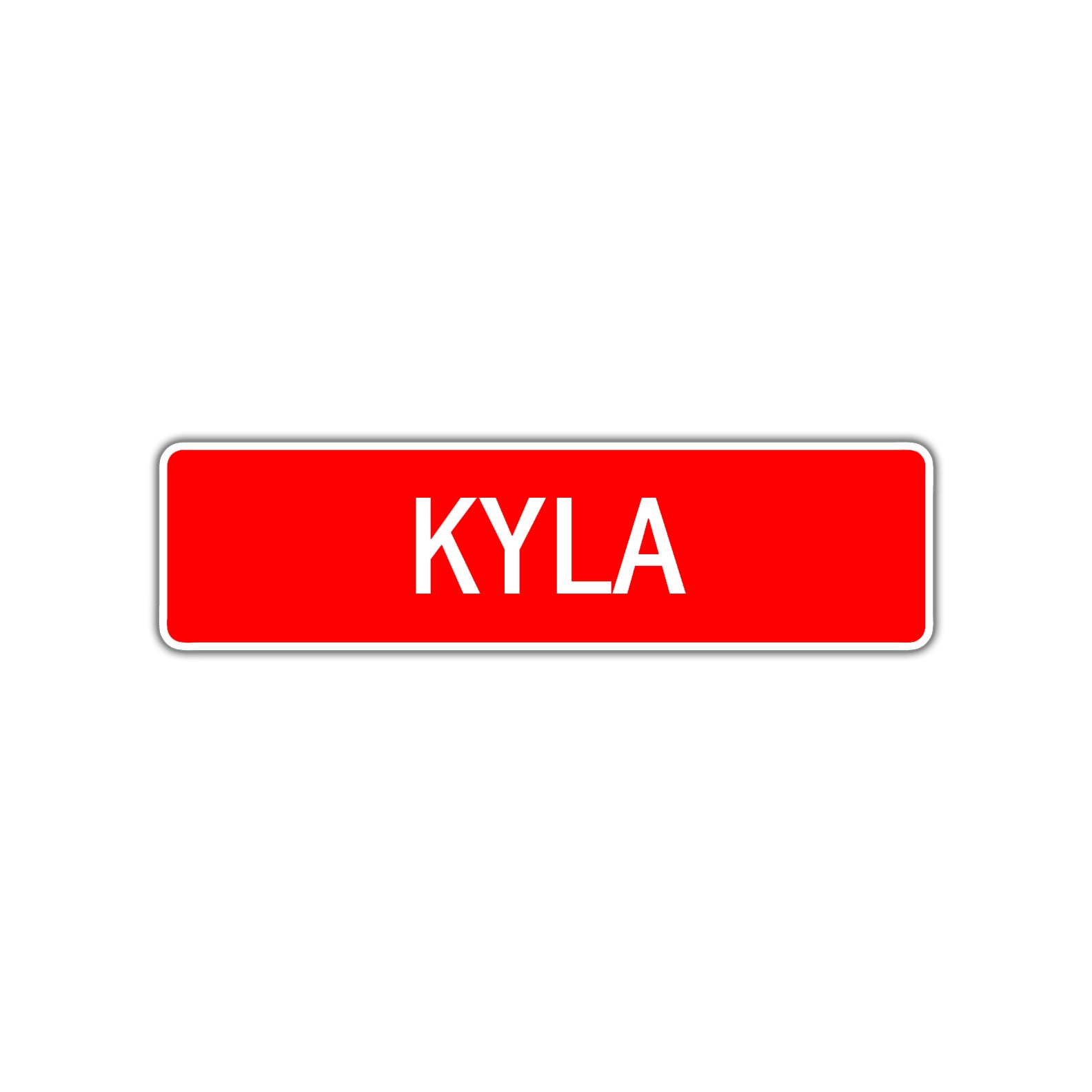 Kyla Street Sign Children Name Room Plate