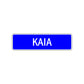 Kaia Street Sign Children Name Room Plate