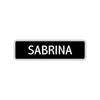 Sabrina Street Sign Children Name Room Plate