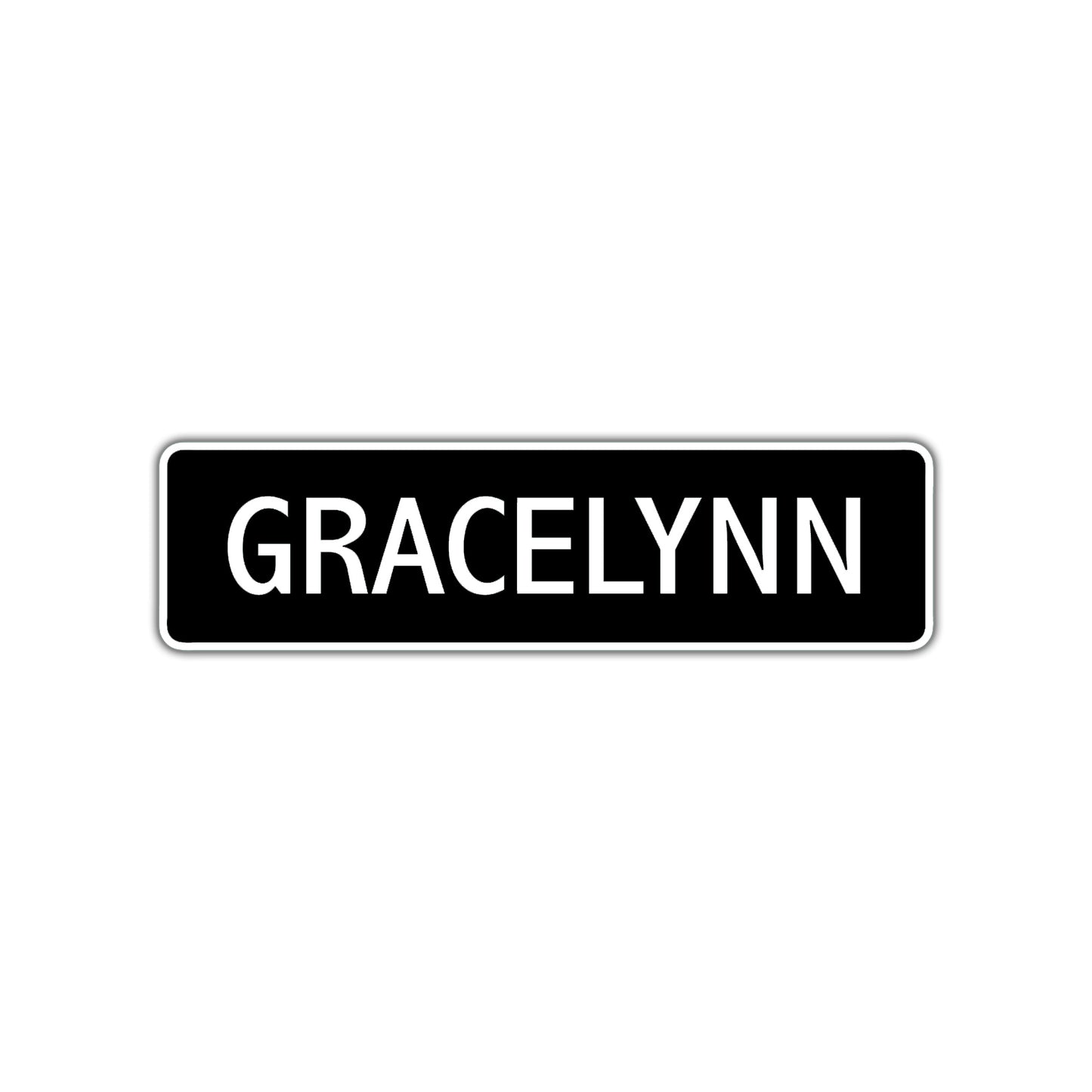 Gracelynn Street Sign Children Name Room Plate
