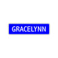 Gracelynn Street Sign Children Name Room Plate