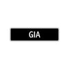 Gia Street Sign Children Name Room Plate