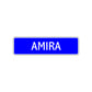 Amira Street Sign Children Name Room Plate