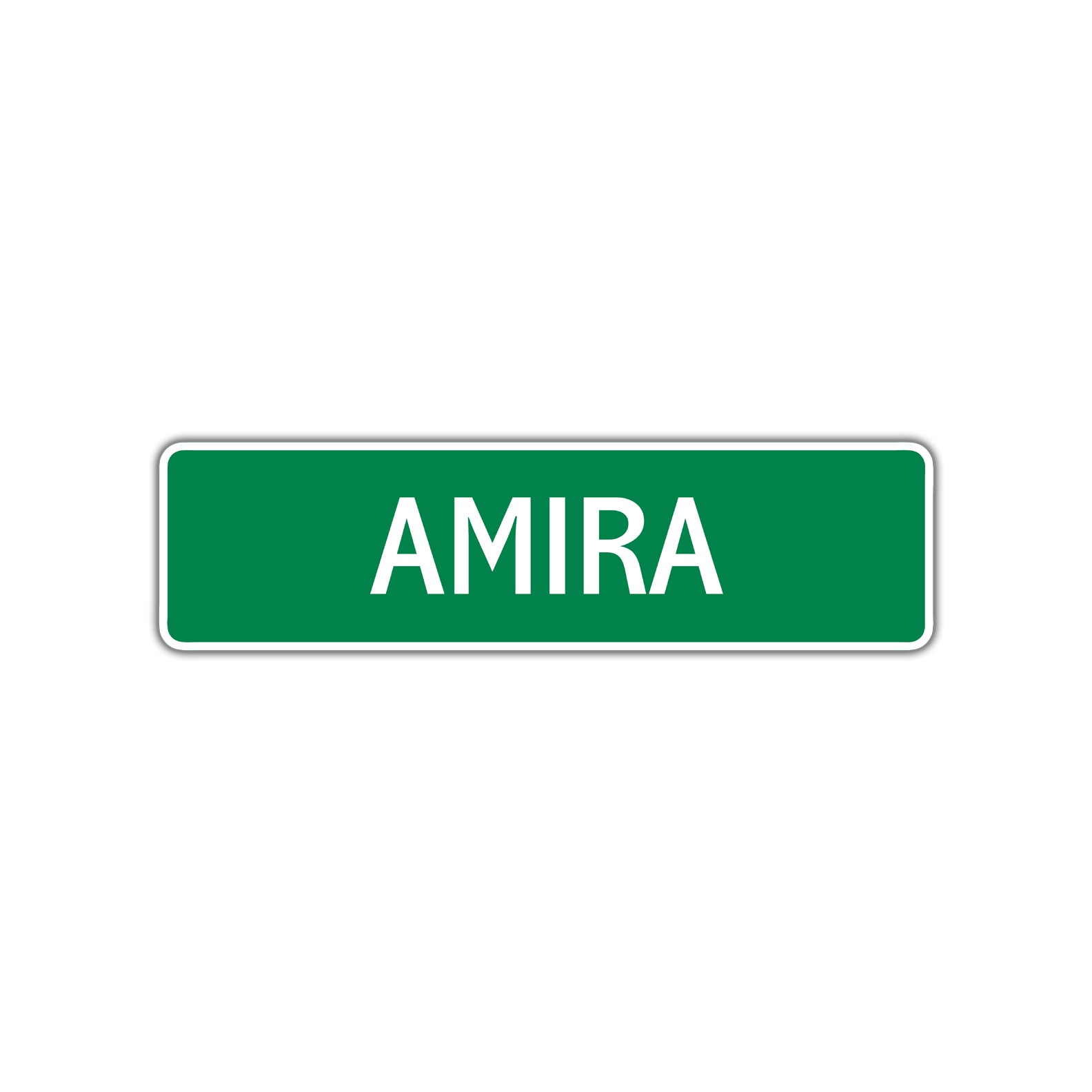 Amira Street Sign Children Name Room Plate