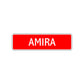 Amira Street Sign Children Name Room Plate