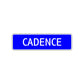 Cadence Street Sign Children Name Room Plate