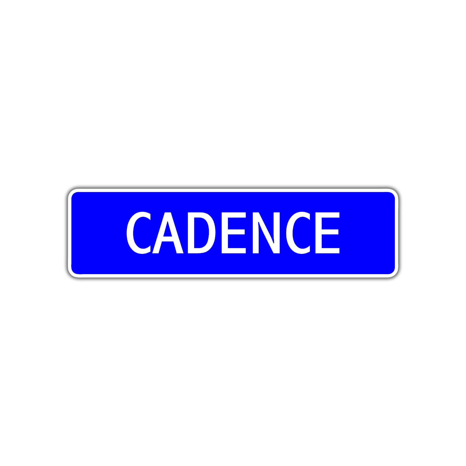 Cadence Street Sign Children Name Room Plate