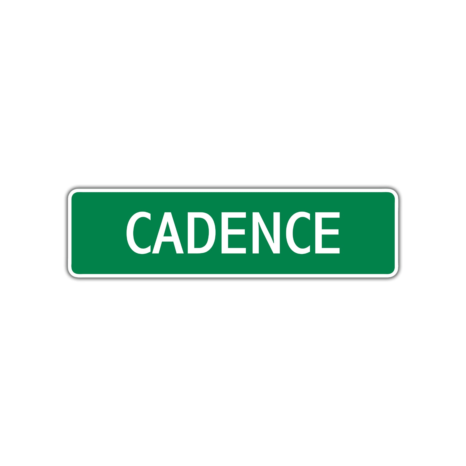Cadence Street Sign Children Name Room Plate