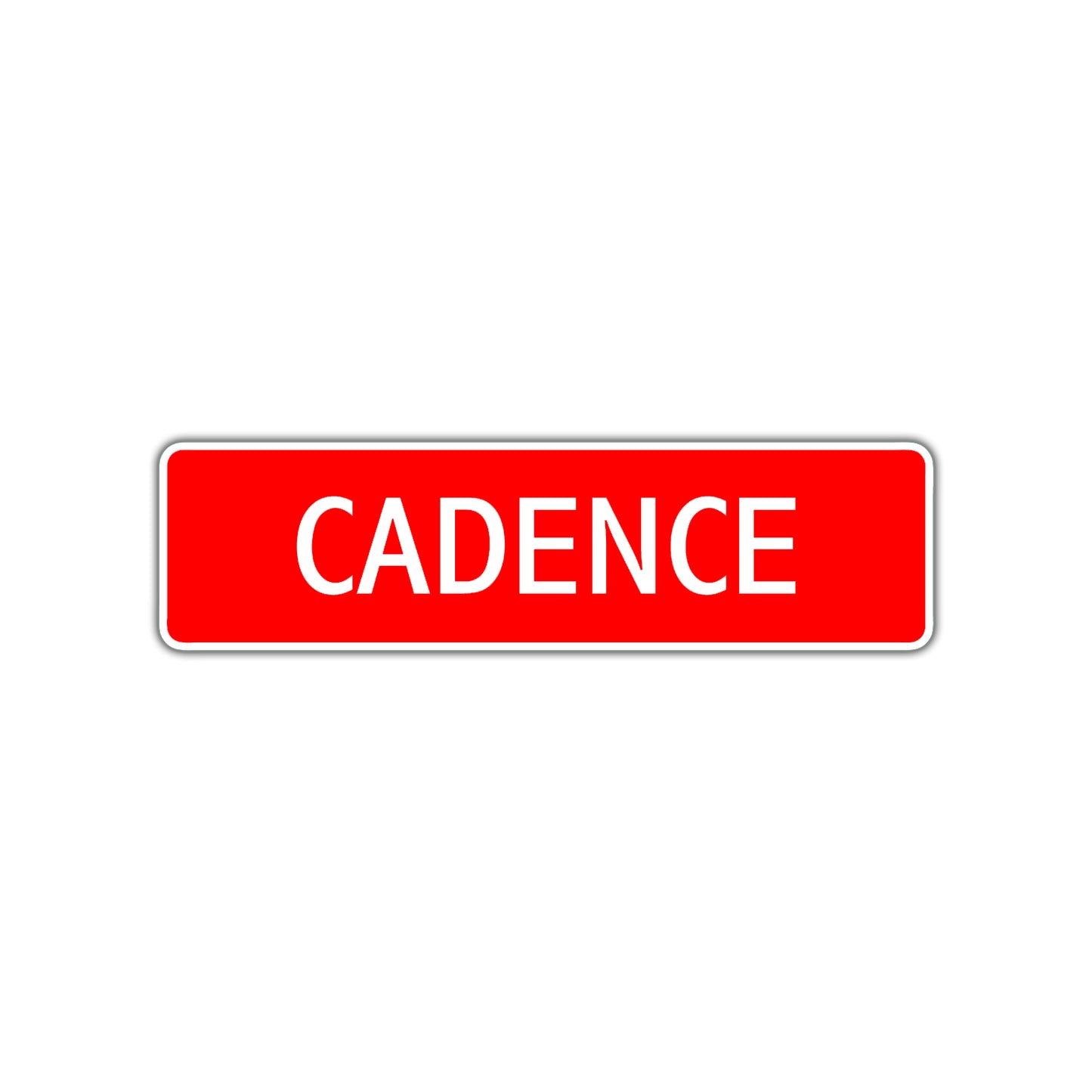Cadence Street Sign Children Name Room Plate